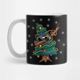 Dabbing Christmas Tree Mug